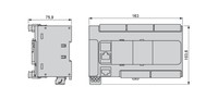 Modicon M221 kontrolleris 230V, 24 ieejas, 16 releju izejas