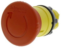 Emergency STOP button head Ø40mm, with locking
