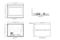 AIZSTĀTS AR cMT2108X2 Weintek HMI cMT2108X 10.1” TFT, 1024x600, QuadCore, 32-bit 1.6GHz, USB, 2xEthernet, 4GBFlash/1GBRAM, VESA cMT2108X Weintek