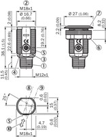 Foto sensors GRTB18S-P2417, no objekta, 3…300 mm, NO/NC, PNP, 1076101 SICK