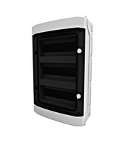 Распределительная коробка 3 ряда, прозрачные двери, IP65, BK080204 Schrack Technik