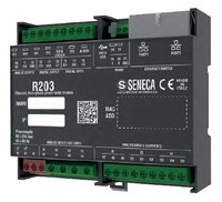 Three-phase power meter with dual Ethernet port and universal inputs, R203-2 Seneca