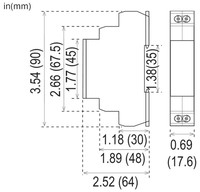 Time relay 6 functions, 0.1 sec - 10 h, 8A, 24 - 240VAC, 24VDC, CRM-161 Elko Ep