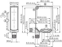 Photo sensor WTB26P-24161120A00, from object, 3...160 cm, NO/NC, NPN/PNP, 1218666 SICK