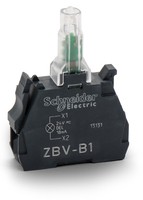 LED indikācijas bloks balts, 24VAC/DC, , ZBVB1 Schneider Electric