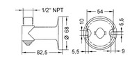 TWS BP1 stiprinājums, , 27762 Sirena