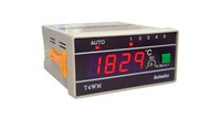 Temperatūras indikators 4 cipari, sarkani, 12mm, PT100, 110…220VAC, T4WM-N3NP4C Autonics