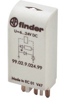(A) Zaļš LED+diode 6...24VDC 95.03/05