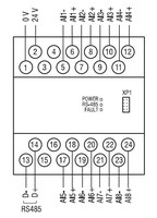 I/O Module 8AI (RTD, Thermocouples, 0(4)…20mA, 0-1V) 8 kanāli 