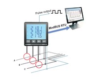 Enerģijas skaitītājs S711E-ROG, 3 fāzes, Rogowski spoles 30cm, Ø 9.5cm, ModBUS TCP/IP, S711EROGETH30 Seneca