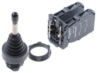 Joystick controller, 22mm, 4 direction, spring return, 1NO, XD5PA24 Schneider Electric