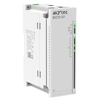 I/O modulis Modbus TCP/Ethernet 8AI: RTD, termopāri, 0-5 mA, 0(4)-20 mA, 0-1 V, 0...(2)5 kohm, MV210101 Akytec
