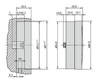 SIKO Position indicator type SZ80/1-N-6-0-E-1-S-N-C1 SZ80/1-0108 Siko