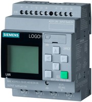 Siemens Logo 12/24RCE, 6ED1052-1MD08-0BA2. Logic module, display power supply / I/O: 12/ 24 V DC/relay, 8 DI (4 AI)/4 DO, memory 400 blocks, 