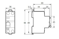 Устройство защитного отключения (RCCB), 80A, 1P+N, 10kAA9R11280 Schneider Electric