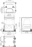 Mounting kit suitable for 2D TiM, Dimensions (W x H x L) 101.5x92x75 mm 2086761 Sick