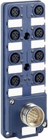 Passive splitter box, cable 5m, 8 channels, M12,LED, IP67, ABE9C1281L05 Schneider Electric