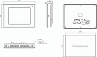 HMI panel 12.1", 1280 x 800px, ARM PROFINET / RS485 / USB Host / Ethernet, 6AV2124-0QC02-0AX0 Siemens