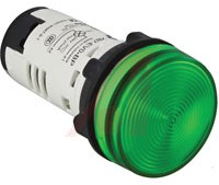 LED lamp green, 24 VAC/DC, 22mm, XB7EV03BP Schneider Electric