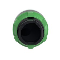 Pogas galva 22mm, ar atsperi, caurspīdīga zaļa, ZB5AH033 Schneider Electric