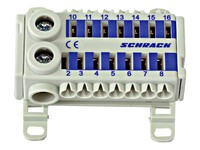 Easy Connection Box, blue, 2 x 25 mmý, 14 x 4 mmý, IK021078-- Schrack Technik