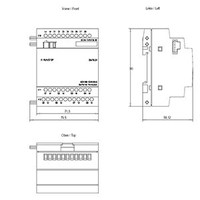 Programmējamais relejs LOGO! DM16, 8 DO/8 DI, 6ED1055-1CB10-0BA2 Siemens