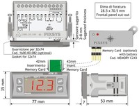 Контроллер температуры 207-253V AC, ATR121-B Pixsys