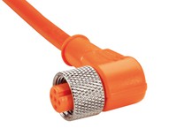 Konektors ar kabeli DOL-1205-W02M, M12, 5-PIN, leņķiskais, mamma, kabelis 2m, IP67, 6008900 Sick