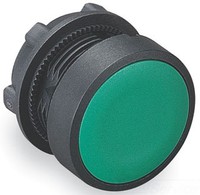 Pogas galva 22mm, ar atsperi, zaļa, , ZB5AA3 Schneider Electric