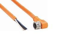 Connector with cable DOL-0804-W02M, M8, 4-PIN, angled, female, cable 2m, IP67/IP69K, 6009871 Sick