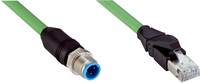 Кабель YM2D24-050PN1MRJA4 M12, 4-pin, straight, D-coded / RJ45, 4-pin, straight 2106184 Sick