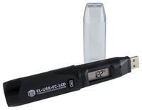 EL-USB-TC-LCD+ (plus versija) 1,5m gara zonde K tips