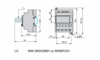 Programmējamais relejs Zelio Logic4 DO/8 DI, SR2B122BD Schneider Electric