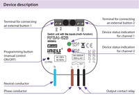 RFSAi-62B Switch unit, 2 channels with external inputs - MULTI function