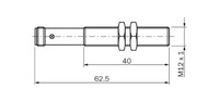 MM12-90APS-ZC0 Magnētiskais sensors M12, Sn = 90 mm, PNP, NO, konektors M12, 4-pin, U=10..30 VDC 1029950 Sick