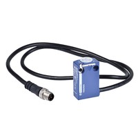 Limit switch body, Limit switches XC Standard, ZCMD, 1NC+1 NO, silver, snap action, connection, M12 0.8 m