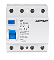 Residual current circuit breaker (RCCB), 40A, 3P+N, 10kA, AR054103 Schrack Technik