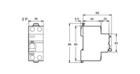 Устройство защитного отключения (RCCB), 25A, 1P+N, 10kA, A9R41225 Schneider Electric