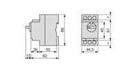 Motora automātslēdzis 3P, 14A - 14A, 5,5kW, GV2L16 Schneider Electric