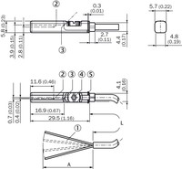 MZT7-03VPS-KUB Magnētiskais sensors T-slot cilindriem PNP, NO, kabelis 5m 1070833 Sick