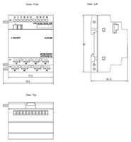 Ieeju/Izeju modulis LOGO-8, 6ED1055-1FB10-0BA2 DM16 230R, PS/I/O: 230V/230V/relay, 4 MW, 8 DI/8 DO 6ED1055-1FB10-0BA2 Siemens