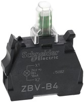 LED indikācijas bloks sarkans, 24VAC/DC, , ZBVB4 Schneider Electric