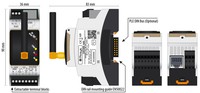 GATEWAY IoT 2G GSM 2G/GPRS2DI 1AI 4-20mA 1DO, CNV580-1AD Pixsys