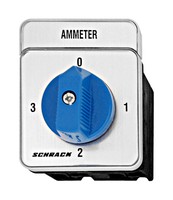 Ammeter switch for 3 current transformer circuits, 