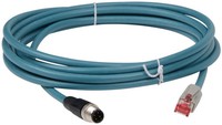 Patch tīkla kabelis RJ45 paps, taisns uz RJ45 paps, taisns, 3m, IP67CAB-ETH-M03M12-IP67 DataLogic
