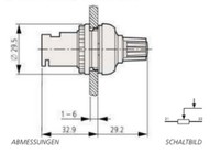 Potenciometrs 1kOhm, -25..70C, 1W MM229489 Schrack Technik