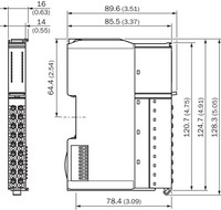 I/O expansion module FLX3-XTDO100 FLEXI COMPACT 8DI, 8 DO 1085354 Sick