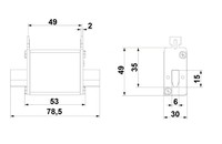 Предохранитель 100A, 400VAC, HRC00, ISP00100 Schrack Technik