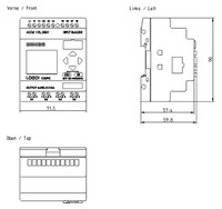 Programmējamais relejs LOGO! 230RC, 4 DO/8 DI, 6ED1052-1FB00-0BA6 Siemens