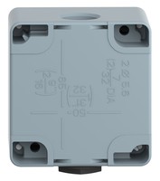 Schneider electric Metāla kārba 1 caurums ci 80x80mm XAPM1201 Schneider Electric